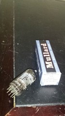 ⭐️Balanced Mullard Webcor GT. Britain 7025 12AX7A ECC83 I61 B0A Short Plate tube