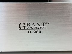 Grant Fidelity Audiophile B-283 Tube Amplifier – UNTESTED
