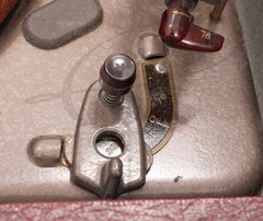 Original 1950 WEBSTER-CHICAGO Model 100-621 RECORD PLAYER turns on as-is parts