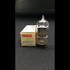 NOS RCA 6680 12AU7A Clear Top D Getter Audio Amp VACUUM TUBE Tested 4.9229