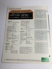 Sansui G3000 Stereo Receiver Original Brochure Vintage Rare