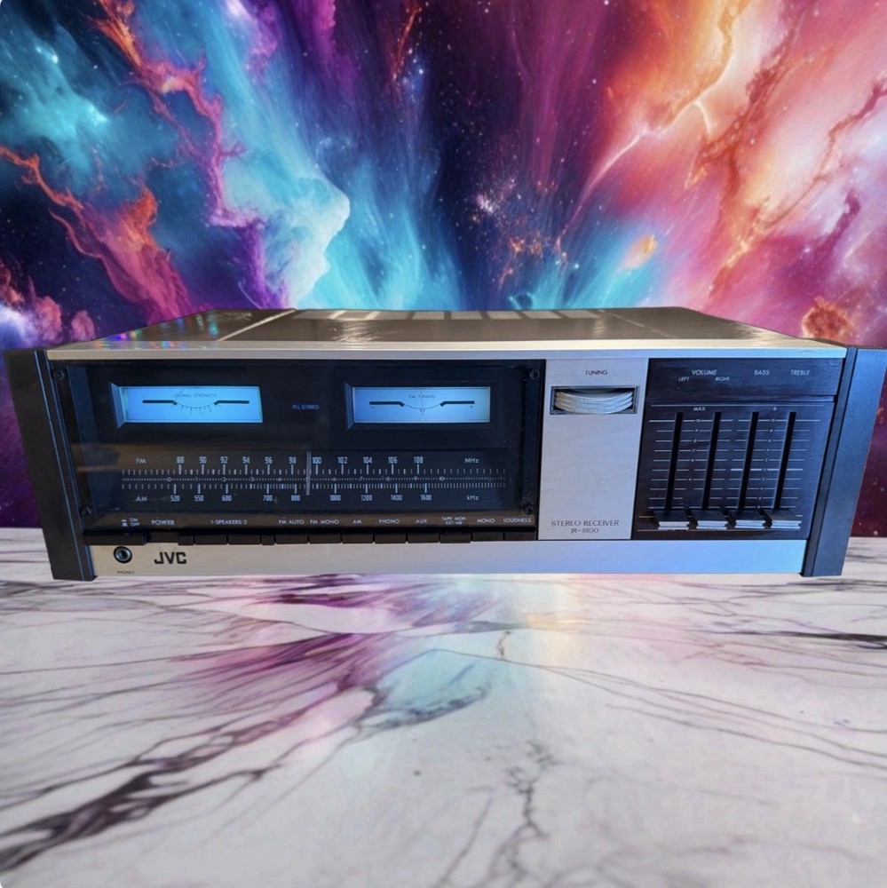 JVC JR-S100 Vintage Hi-Fi integrated amplifier Full FRESH SERVICE LED Replaced🔥