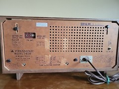 Vintage Mid Century Tube FM AM Radio Panasonic 782B Tweed *Video In Description*