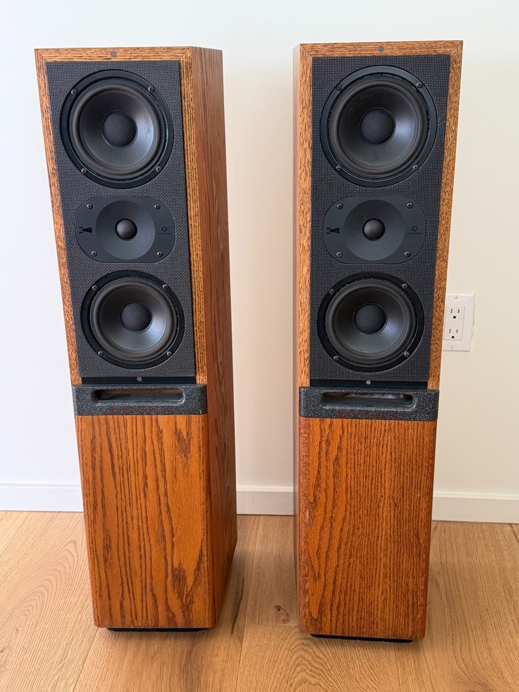 RSL Rogersound Labs CG-52 Vintage Speakers PAIR Wood Veneer Bookshelf Tested