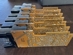 Lot of 6 HP Plug-In Boards with Nixie Tubes & Sockets – Vintage Hewlett Packard