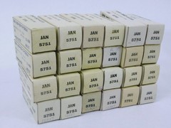 GE JAN 5751 Vintage 1967-1975 NOS Disc Getter Audio Tubes (lot of 24)