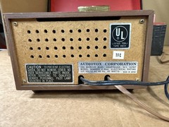 Vintage 1970s Audiovox Stereo 8 Track player Model C 844 bundle. Tested & Plays