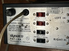 Vintage DYNACO PAT-4A STEREO PREAMPLIFIER Preamp, Not Working – Parts / Repair