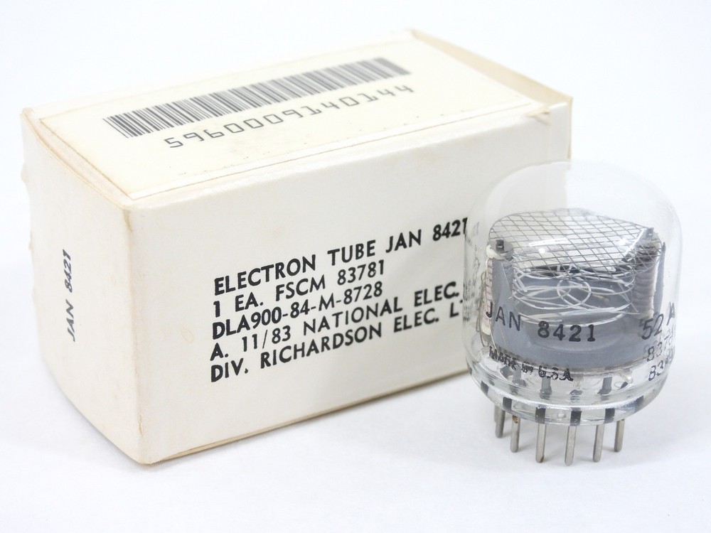 National JAN 8421 5092 Nixie Numerical Display Tube (NOS)