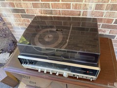 🍊Vintage 1970s Panasonic FM/AM Stereo Music Center w/ 8-Track | Model SE-4440🎶