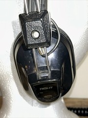 Vintage Aviator Style Stereo Headphones Original Earpieces & Chord Made in Japan