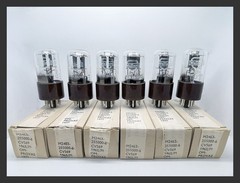 1 or more NOS Mullard CV569 ECC35 6SL7GT *was Sealed* RU3 Brown Base Vacuum Tube