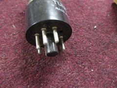 NOS Tung-Sol Black Glass JAN CTL 6F6GT tube. Test 101% emissions & 103% gm. 1947