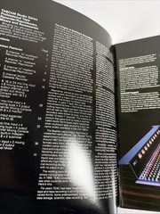 Studio Series Tascam Equipment, 41 color brocher – 1981