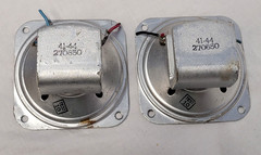 Rare Vintage Matched Pair Quam-Nichols 41-44 Tweeter Speakers : 3.5″
