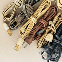 Vintage Cable AC Power Code Wire JUNK　LOT of 10