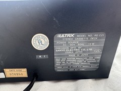 Vintage 80’s SANYO ULTRX DBX Stereo Cassette Deck Model RD C21 RARE Tested Works