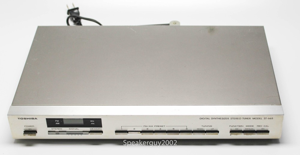 Toshiba ST-665 / AM-FM Digital Stereo Tuner — KT