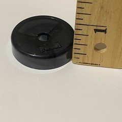 Sansui Turntable 45 RPM Adapter Translucent Smoke Gray Part Plastic Vintage