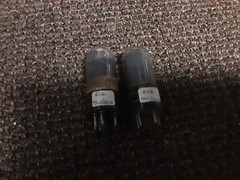 Pair Philco 6V6GT / Dark Glass Vintage Radio Tube Guitar Audio Amp Tested