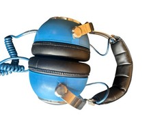 Vintage Stanton Dynaphase Forty Over Ear Blue Stereo Headphones Japan