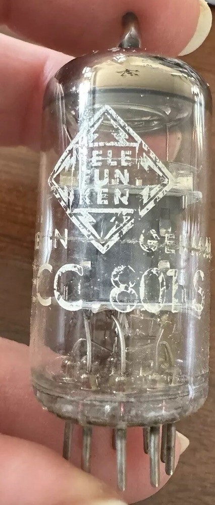 Telefunken ECC801S ◇ Bottom 3 Mica NOS Holy Grail ULM Audio Tube