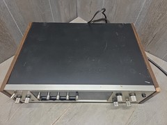 Vintage 1976 Pioneer H-R9000 8-Track Receiver Teal Glow / Wood – Tested Working