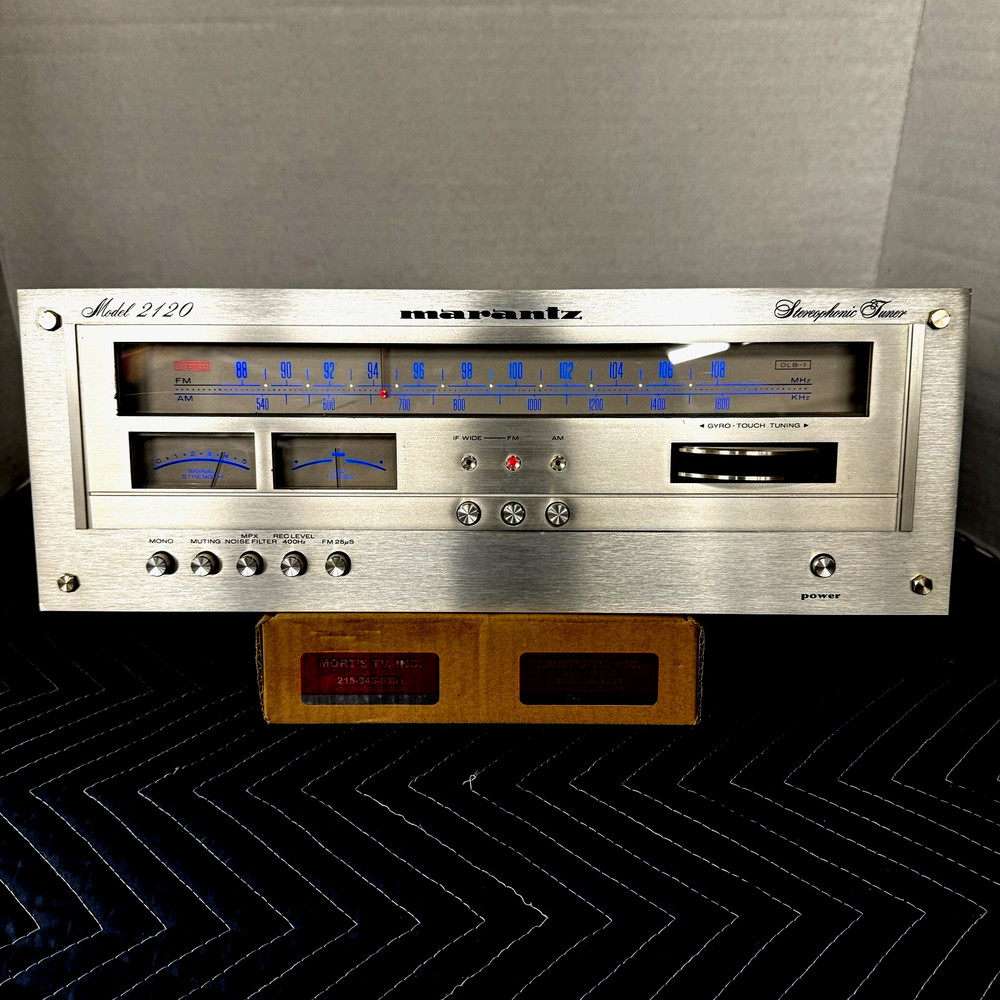 MARANTZ 2120 VINTAGE STEREO AM/FM TUNER – SERVICED – CLEANED – TESTED