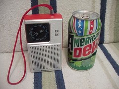 Panasonic RF-506 Red FM-AM Radio Repaired Works Excellent Vintage 1978