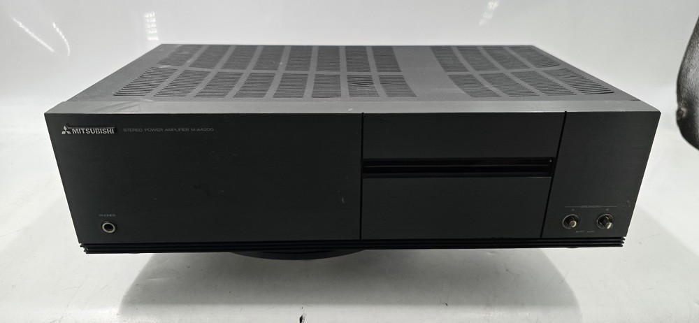Mitsubishi M-A4200 Stereo Power Amplifier Amp 100 Watts – TESTED – EB-19244