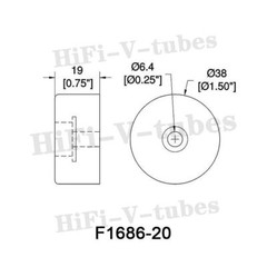 4 New FEET w/ hardware for Pioneer RT-701 RT-707 SX-880 Heavy-Duty Foot Parts