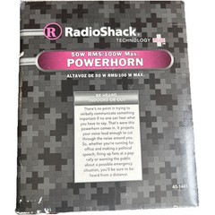 RadioShack Powerhorn 40-1445 50W RMS 100W Max Indoor/Outdoor Speaker 8 Ohm