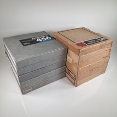 (Lot of 11) 3M Scotch Metal Tape x6, x5 Ampex Grand Master 456 1” x 10.5″ Reel
