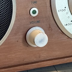Vintage Radio Crowley Wood AM/FM Radio Partially Broke!