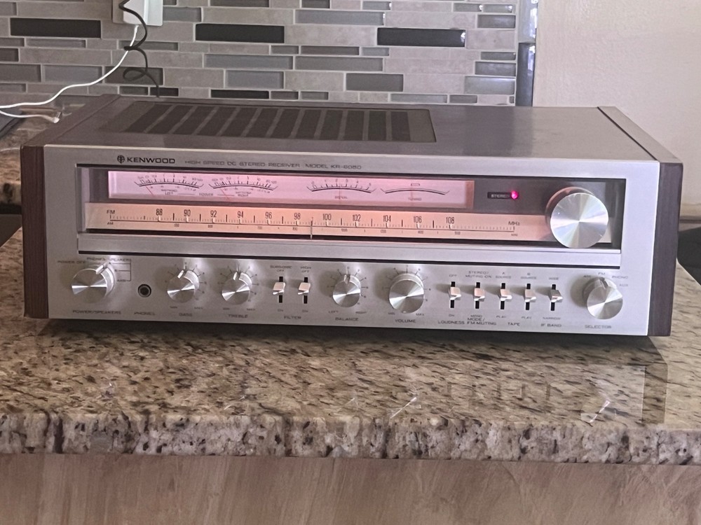 Kenwood Stereo Analog Receiver (KR-6050) Cleaned-Serviced-Nice