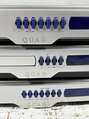 Quad 99 CD Player DAC Tuner Amp 3 Piece Set Lot Audiophile VTG