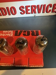 Job Sleeve (5 Tubes) 1976 RCA 6AB4 Grey Plate Tubes Hickok 539C Tested NOS NIB🎧