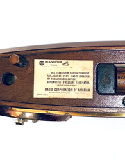 RCA Victor 1-TC-41 Transistor Barometer Clock Radio (1956) Rare Unit w/ Labels