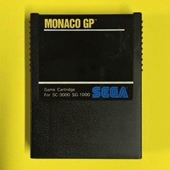 Junk SC-3000/SG-1000 MONACO GP G-1017 w/ Box & Manual Sega Game Cartridge Japan