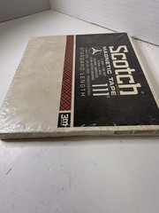 Sealed Scotch 111 Magnetic Recording Tape 7″ Reel-Reel 1/4”x1200ft New Old Stock