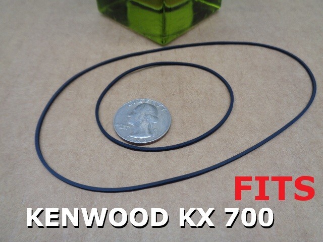 2 PCS BELT KIT FITS KENWOOD DESK CASSETTE PLAYER KX-700 (2 belts) NEW!
