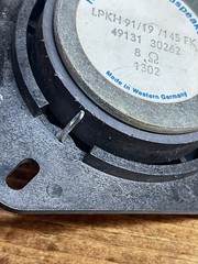 Vintage ITT Germany Audio Speaker Tweeter LPKH91/19/145FK 8 Ohm