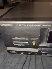Vintage Technics SA-GX690 Stereo Receiver W/ Matching Sl-pd687 5 Disc Cd Changer