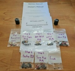 Kenwood KR-3010 rebuild restoration recap service kit repair filter capacitor