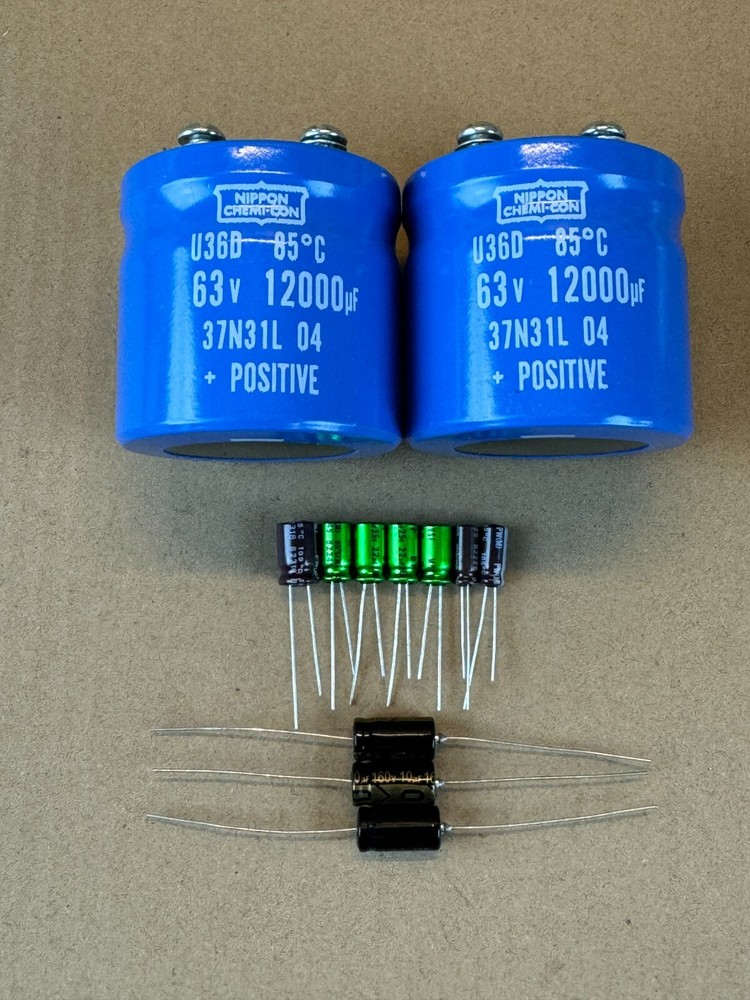 Crown D150A Complete Recap Kit High-Quality Amplifier Rebuild Set
