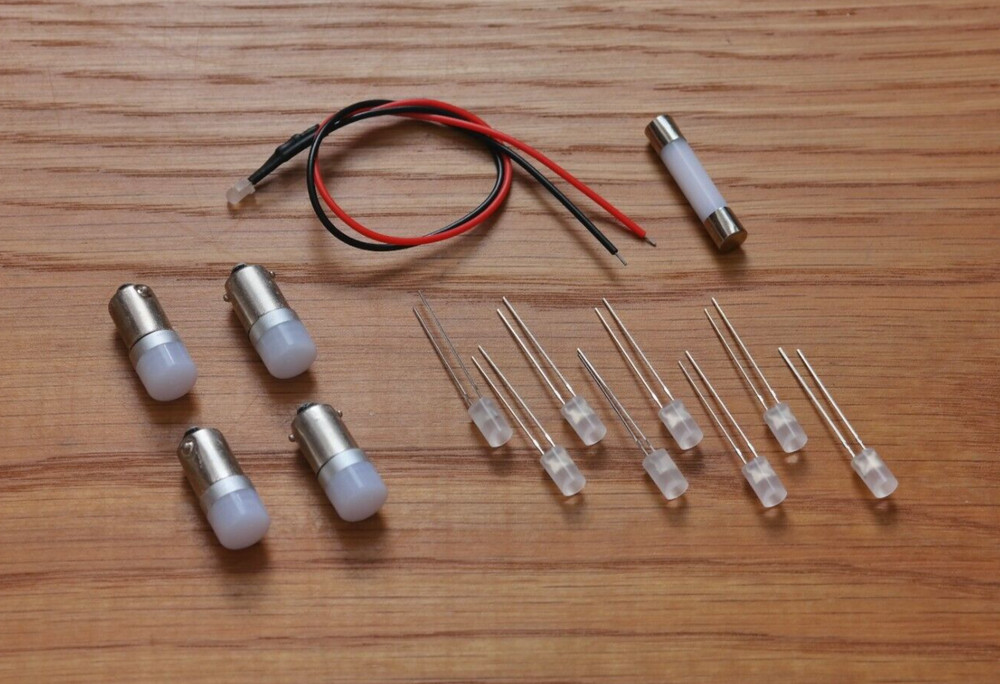 McIntosh MR80 tuner Faceplate replacement LED Lamps Kit Bulbs Lights