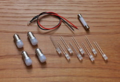 McIntosh MR80 tuner Faceplate replacement LED Lamps Kit Bulbs Lights