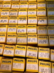 NOS NIB PHILIPS EF184 6EJ7 TUBE for H.H.SCOTT 345 350 C D Shindo Graaf Futterman