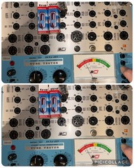 (1) TELEFUNKEN Smooth Plate ECC83 12AX7 Tube TV7-D/U Tested Excellent