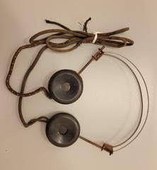 C.F. Cannon Co. Cannonball Master Headphones Black & Silver w/ Headband On-Ear